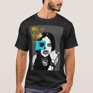 T-shirt Cyberpunk Goth Style Girl funny