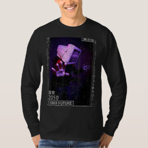 T-shirt Cyberpunk japonais esthétique Cyborg - Japonais 90