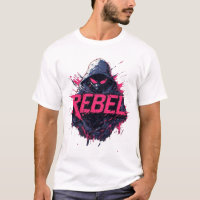 Cyberpunk Ninja Rebelle Hot Pink Éclaboussure Stre