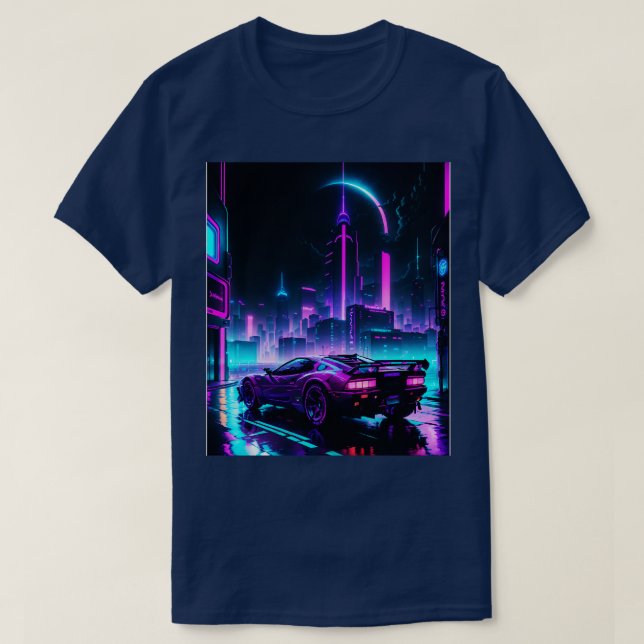 T-shirt Cyberpunk nuit 3 (Design devant)