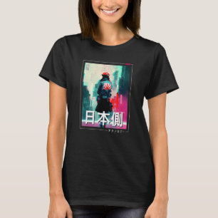 T-shirt Cyberpunk rétro Tokyo indie lo-fi japon esthétique