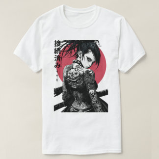 T-shirt Cyberpunk Samurai Vaporwave 