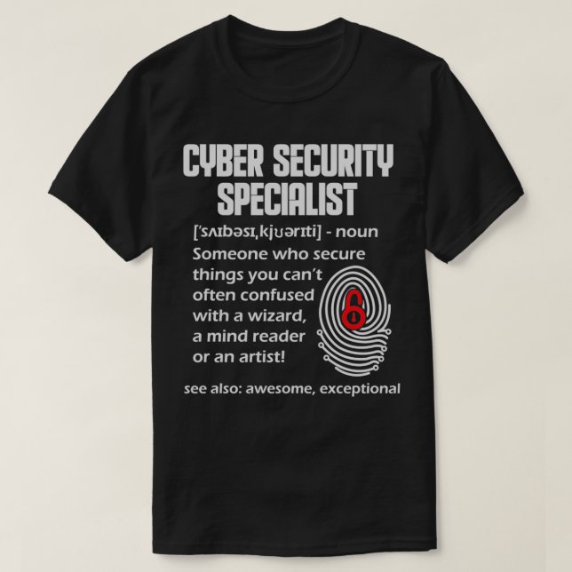 T-shirt Cybersécurité ADN ordinateur cadeau Nerd (Design devant)