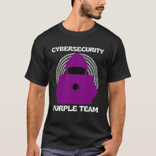 T-shirt Cybersécurité de l'équipe violette éthique piratag