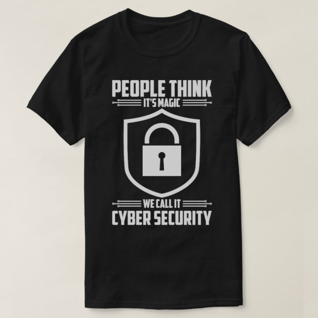 T-shirt Cybersécurité Sécurité informatique Cybersécurité (Design devant)
