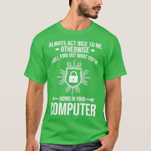 T-shirt Cybersécurité Sécurité informatique Loi sur la cyb