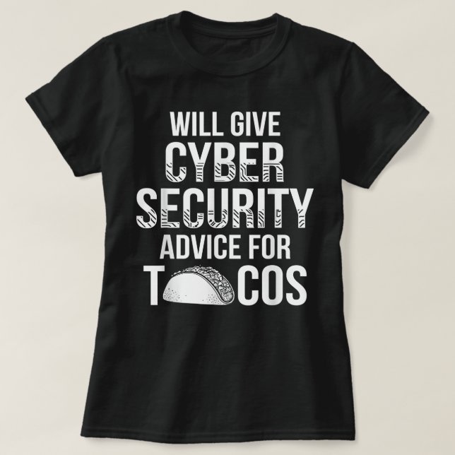 T-shirt Cybersecurity IT Analyst US Art Certified Tech Sec (Design devant)