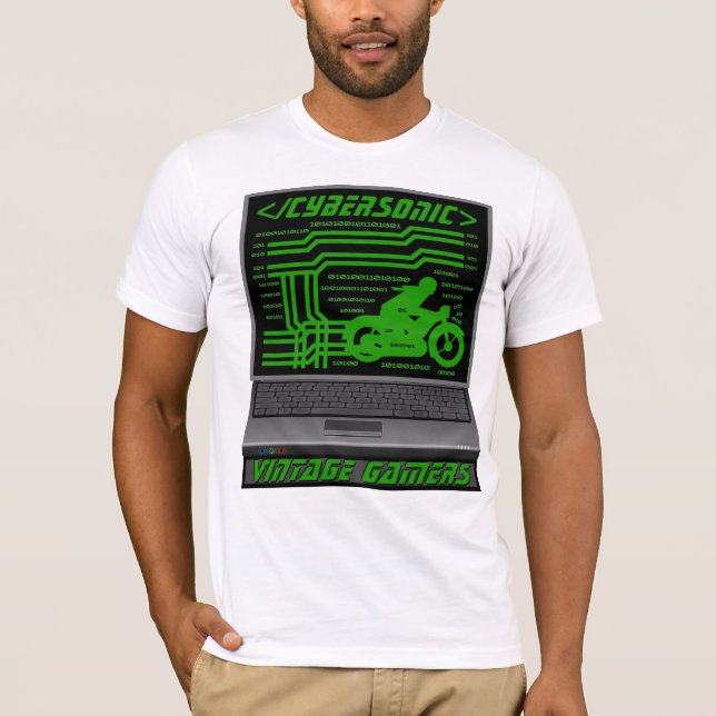 T-shirt Cybersonic Vintages joueurs (Devant)