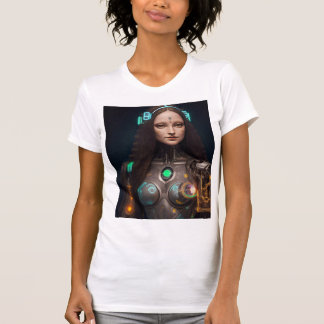 T-shirt Cyborg Mona moderne