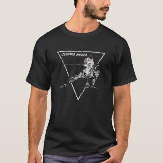 T-shirt Cyborg Ninja - Vintage Emblem
