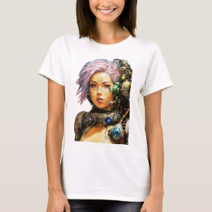 T-shirt Cyborg post-apocalyptique