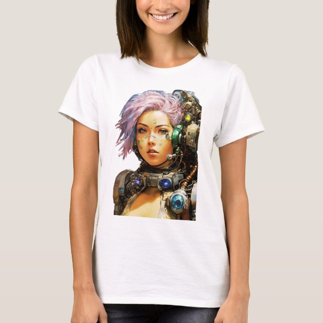 T-shirt Cyborg post-apocalyptique (Devant)