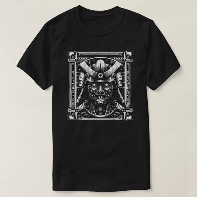 T-shirt Cyborg Samurai (Design devant)