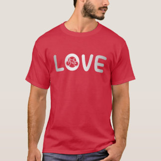 T-shirt cycle d'amour amis