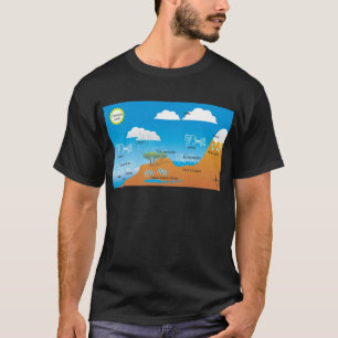 T-shirt cycle de l'eau