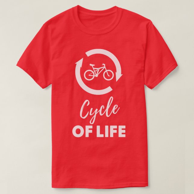 T-shirt Cycle de vie (Design devant)