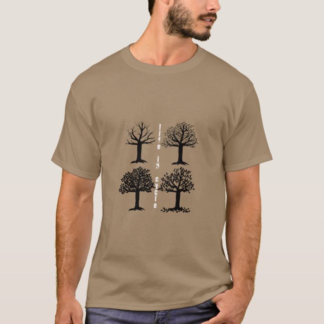 T-Shirt Cycle de Vie de l'Arbre (Devant)