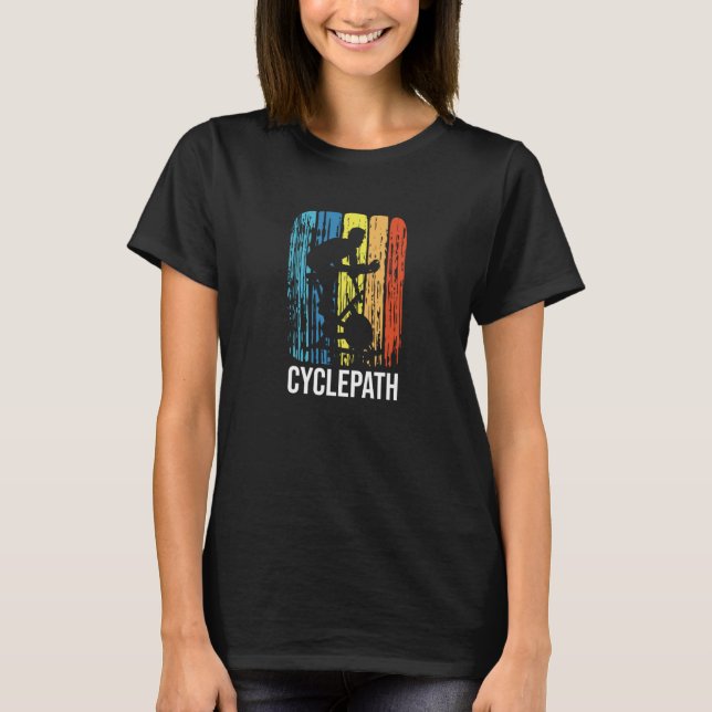 T-shirt Cyclepath  Classe de vélo et de vélo de spinning f (Devant)