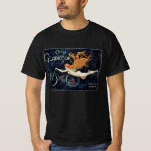 T-shirt Cycles de gladiateurs, Art Nouveau Victorien Vinta
