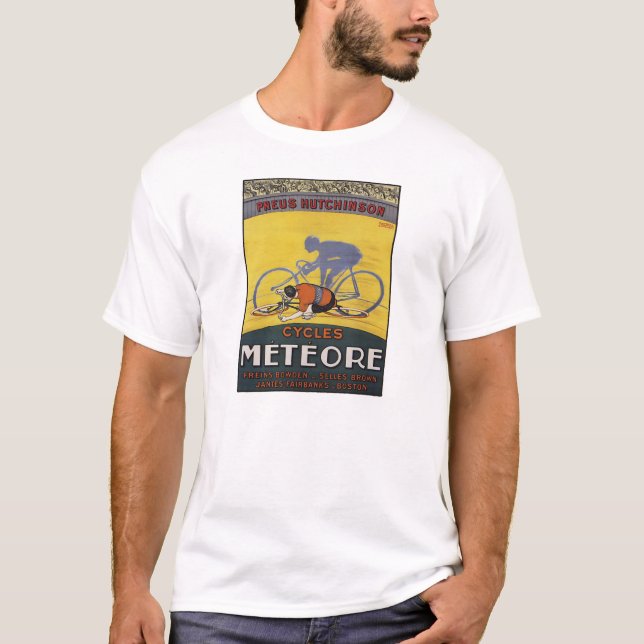 T-SHIRT CYCLES METEORE (Devant)