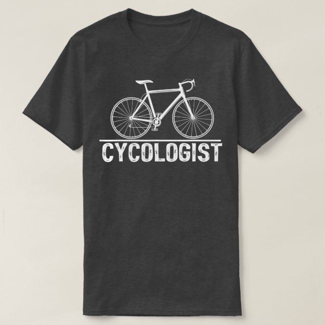 T-shirt Cycling Bicycle cyclist (Design devant)