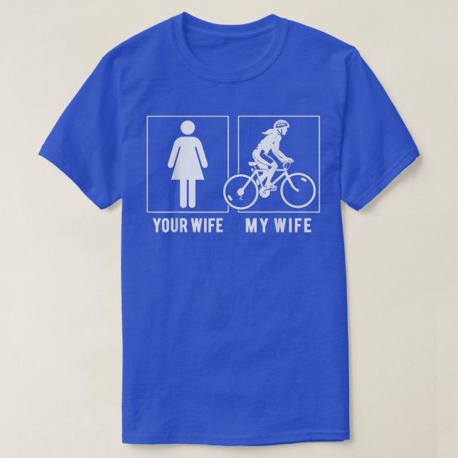T-SHIRT CYCLISER VOTRE FEMME MA FEMME (Design devant)