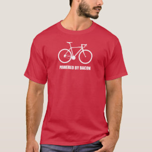 T-shirt Cyclisme Alimenté Par Bacon