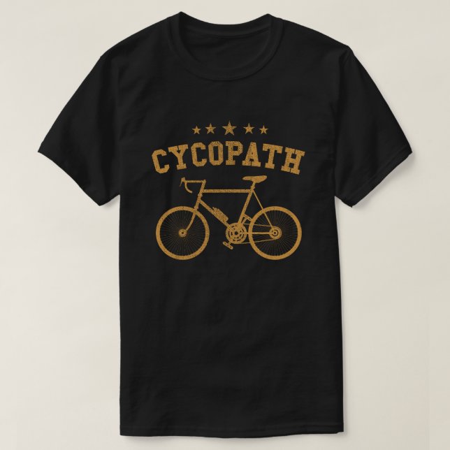 T-shirt Cyclisme amusant Cycliste Humour Cadeau Cycliste (Design devant)