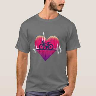 T-shirt Cyclisme avec ECG et passion pour ce sport