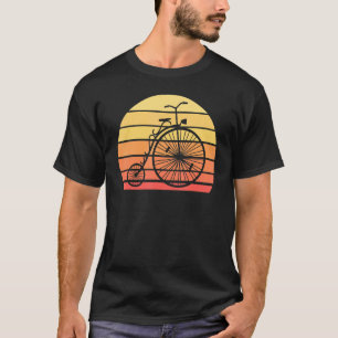 T-shirt Cyclisme Cycliste Pédalage Motard Penny Farthing