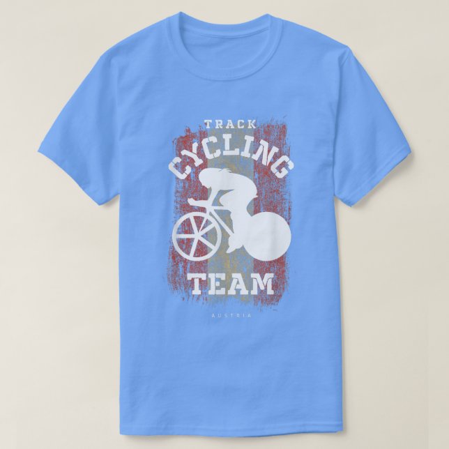 T-shirt Cyclisme de piste pour femmes Autriche Vélo de rou (Design devant)