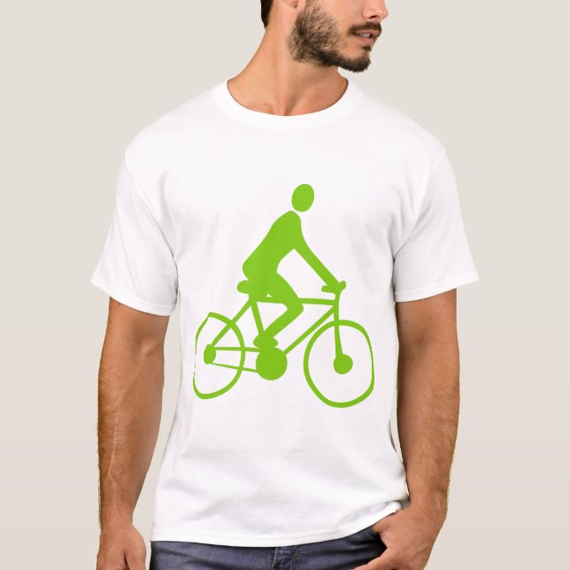 T-shirt Cyclisme - Martian Green (Devant)