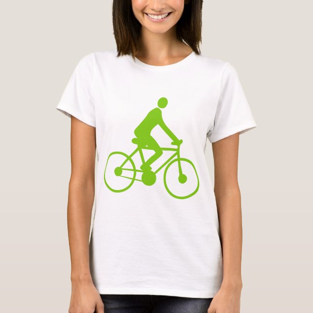 T-shirt Cyclisme - Martian Green (Devant)