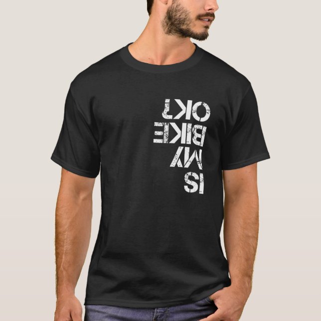 T-shirt Cyclisme - Mon Vélo est-il OK (Devant)