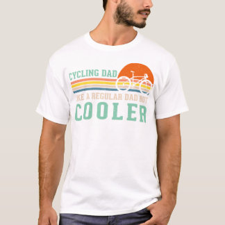 T-shirt Cyclisme Papa Drôle Amateurs de vélo Soleil Vintag