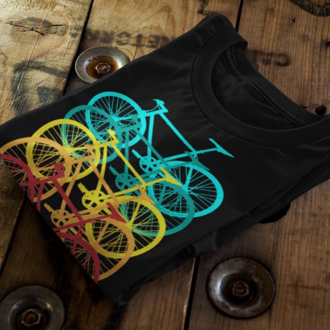 T-shirt Cyclisme Rétro, Vélo De Route (Créateur téléchargé)