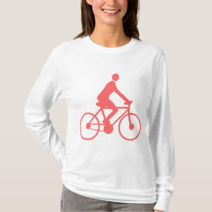 T-shirt Cyclisme - rose tropicale