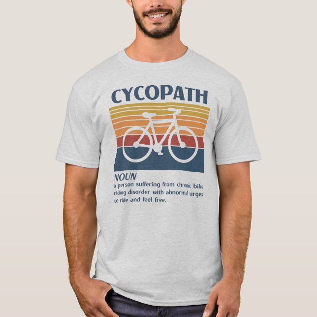 T-shirt Cyclisme Vintage rétro-Définition de cyclone (Devant)