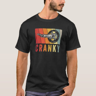 T-shirt Cycliste à vélo ancien grincheux Cyclisme