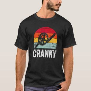 T-shirt Cycliste à vélo de bicyclette grincheux vintage cy