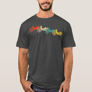 T-shirt Cycliste cycliste Vintage rétro rétro Recum