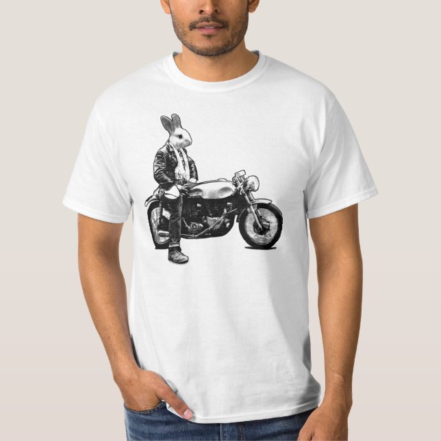 T-shirt Cycliste de lapin (Devant)