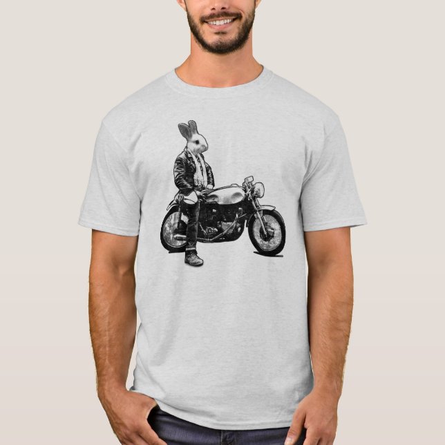 T-shirt Cycliste de lapin (Devant)
