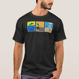 T-shirt Cycliste de natation