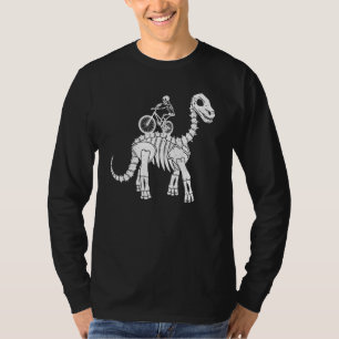 T-shirt Cycliste de vélo BMX vélo BMX VTT Dinosaure cyclis