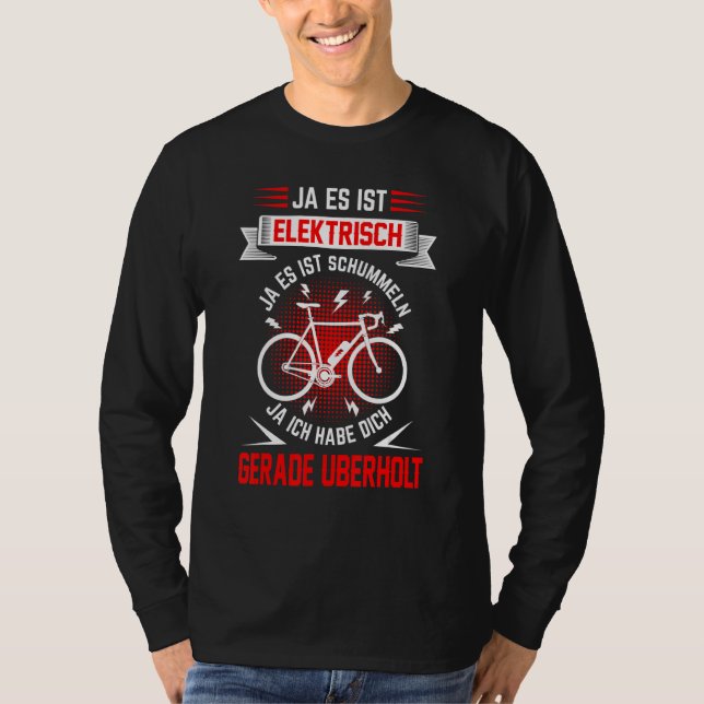 T-shirt Cycliste E Vélo Pedelec (Devant)