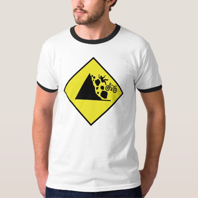 T-shirt Cycliste en baisse (Devant)