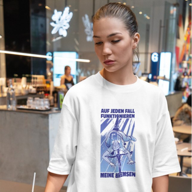 T-shirt Cycliste en chute (Créateur téléchargé)