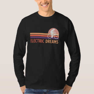 T-shirt Cycliste en vélo électrique RÊVES ÉLECTRIQUES Vélo