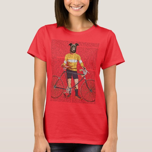 T-shirt Cycliste Greyhound (Devant)
